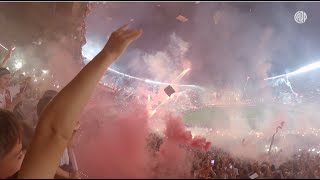 EL RECIBIMIENTO HISTÓRICO Y MONUMENTAL DE LOS HINCHAS DE RIVER 🤍❤️🤍 [upl. by Adiraf]