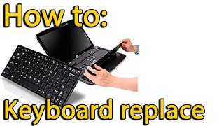 How to replace keyboard on HP EliteBook 8470p laptop [upl. by Leahcimauhsoj]