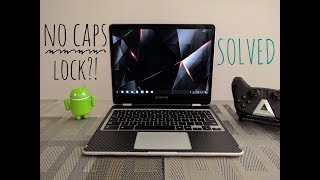 Chromebook How To Use Caps Lock Tutorial [upl. by Learrsi]