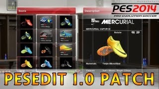 TTB PES 2014  PESEDIT 2014 PATCH 10  NEW Stadiums Teams Faces amp More [upl. by Nyllewell]