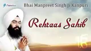 Rehras Sahib fast by bhai Manpreet Singh ji Kanpuri [upl. by Bergman146]