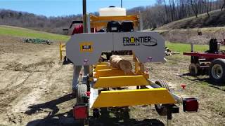 Frontier OS27 Sawmill First Cuts [upl. by Holli]