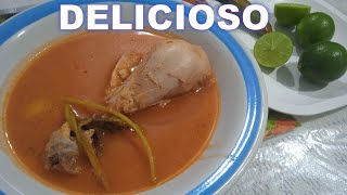 SOPA DE PASTA CON POLLO Y CALABAZAS UNA DELICIA [upl. by Neirod766]