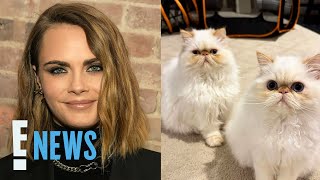 Cara Delevingnes House BURNS in Fire Supermodel Gives Update on Her Pets  E News [upl. by Kaylyn]