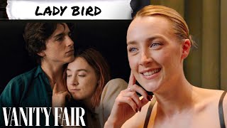 Saoirse Ronan Rewatches Little Women Lady Bird Atonement amp More  Vanity Fair [upl. by Alfredo525]