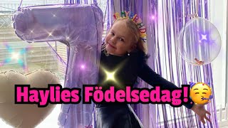 HAYLIE FYLLER 7 ÅR🥳 [upl. by Epoillac448]