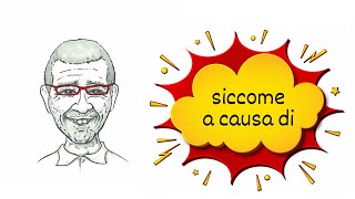 siccome  a causa di [upl. by Mayes979]