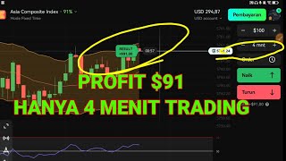 Strategy Trading Olymptrade di candle 5M BIKIN DOMPET MAKIN TEBAL [upl. by Ahsehat]