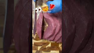 Quickcleansatisfying Perfect beef cutting🤯🥩🤤meat shortsfeed shorts reels youtubeshorts [upl. by Rehtse]