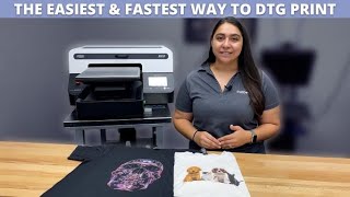 The Easiest amp Fastest Way to DTG Print  DTG G4 [upl. by Nymrak]