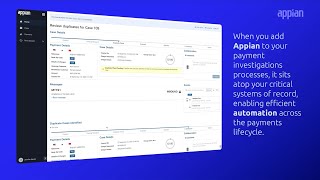 Appian for Payment Investigations [upl. by Lipp]