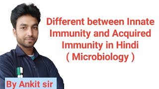 Part 6 Different Between Innate immunity and Acquired Immunity  medicaleducationbyankitsir [upl. by O'Neil]