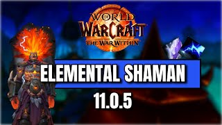 Elemental Shaman got EVEN better Build stats rotations guide for 1105 [upl. by Bodi780]