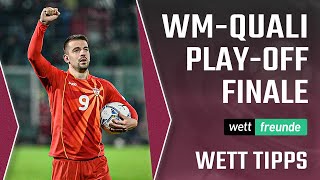 WM Playoff Tipps  Portugal  Nordmazedonien amp Polen  Schweden Prognose [upl. by Fachan912]