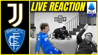 🤬 QUANTO ABBIAMO IMPRECATO JUVENTUS  EMPOLI 11  LIVE REACTION TIFOSI JUVENTINI [upl. by Venita491]