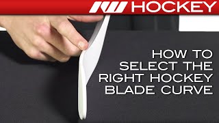 How to Select the Right Hockey Blade Curve [upl. by Arries221]