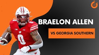 Braelon Allen vs Georgia Southern 2023 [upl. by Aelyak215]