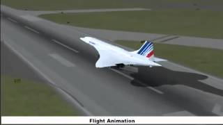 Air France Concorde flight 4590 crash during take off  Airplane crash [upl. by Yenar523]