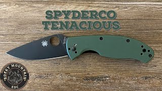 Spyderco Tenacious overview and Impressions [upl. by Gilboa807]