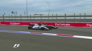 Olav Mol  F1 2015 Rusland  Raikkonen en Bottas rammen elkaar van het podium [upl. by Yatnahc]