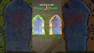 Diwali decoration 💡shubh labh making with thermocol diwalispecial diy shorts [upl. by Coretta400]