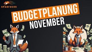 Budgetplanung im November  Finanzen organisieren [upl. by Innavoj908]