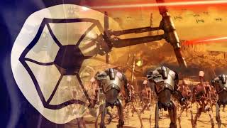 Star Wars C I S theme with Clone Wars battle ambience Droid army march [upl. by Amery99]