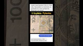 3 szybkie odpowiedzi na wasze pytania odpowiedzi Pytania wycena Numizmatyka Banknoty [upl. by Anayrb]