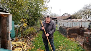 Garten 202389  Novemberarbeiten  das Tomatenhaus wird gelehrt [upl. by Jacie]