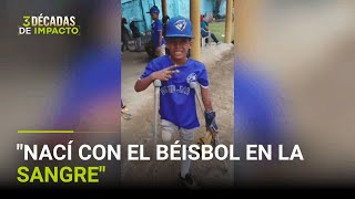 La inspiradora historia de un niño hispano que perdió una pierna y ahora brilla en el béisbol [upl. by Nidnerb]