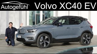 Volvo XC40 EV FULL REVIEW  the new best compact pure electric SUV [upl. by Aihsatal]