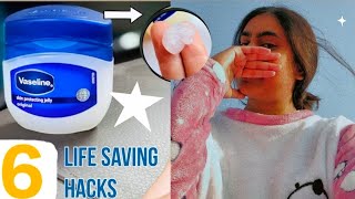 6 Amazing Vaseline hacks Every girlWoman Should know  Vaseline beauty hacks [upl. by Tony]