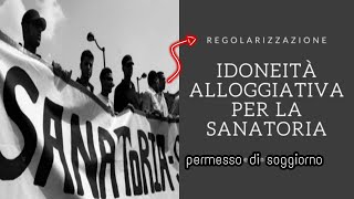 Regolarizzazione stranieri Idoneità alloggiativa per la sanatoria [upl. by Anelhtak]