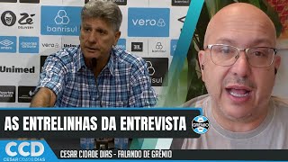 O futuro de Grêmio e Renato as entrelinhas da entrevista coletiva Renato sai em 2025 [upl. by Tica]