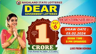 LOTTERY SAMBAD DEAR 8 PM 03022024 NAGALAND LOTTERY LIVE DEAR LOTTERY LIVE LOTTERY SAMBAD LIVE [upl. by Asila530]