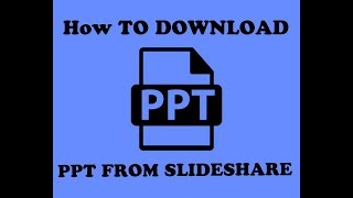 How to download ppt from slideshare [upl. by Rotman]