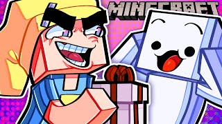 Surprising Theodd1sout With The Funniest Gift  Idiots Play Minecraft [upl. by Ahsinel]