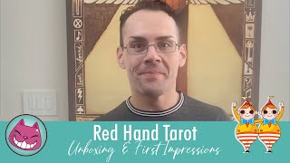 Red Hand Tarot Unboxing and First Impressions [upl. by Adnorat568]