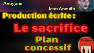 Production écrite  Le sacrifice  1BAC [upl. by Auhsuoj643]