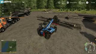 FS19  Episode 2  Willamina Forest  Selling Logs [upl. by Nibur]