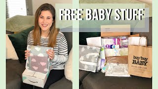 Baby Registry Freebies  Target  More  Unboxing  2019 [upl. by Hodge]