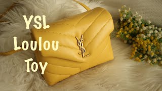 YSL Loulou Toy Yellow  MODSHOTS [upl. by Aicinat]