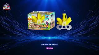 SR2033 Pirate Ship Ride 200g Fountain 161 [upl. by Hsatan]