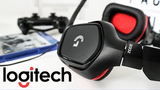 Logitech G332 GAMiNG HEADSET  Tolle STEREO Kopfhörer für PS4 Xbox One Computer  TEST  UNBOXiNG [upl. by Akimot912]