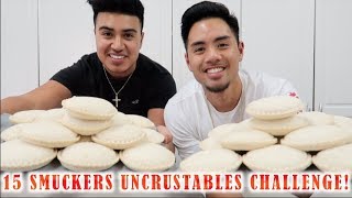 15 SMUCKERS UNCRUSTABLES CHALLENGE NEWAIR PEPSI BEVERAGE FRIDGE [upl. by Adnilg]