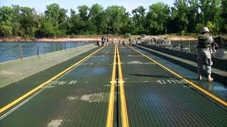 Improved Ribbon Bridge IRB Building  US Army Reserve [upl. by Maribelle]