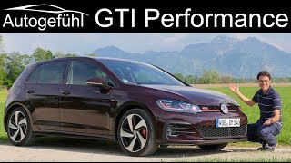 VW Golf GTI Performance REVIEW vs new fastest GTI TCR 290 hp Premiere  Autogefühl [upl. by Yruama]