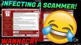 INFECTING A SCAMMERS PC Destroying a scammers PC [upl. by Anirbas]