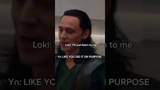 TheFandomGirl2310 Love is a dagger part 3 Yn x Loki POV [upl. by Metts80]