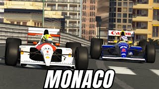 Senna VS Mansell  F1 Monaco Grand Prix [upl. by Christianson]